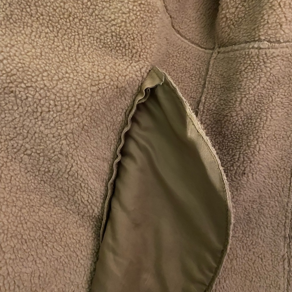 Tan Shearling Jacket - image 5